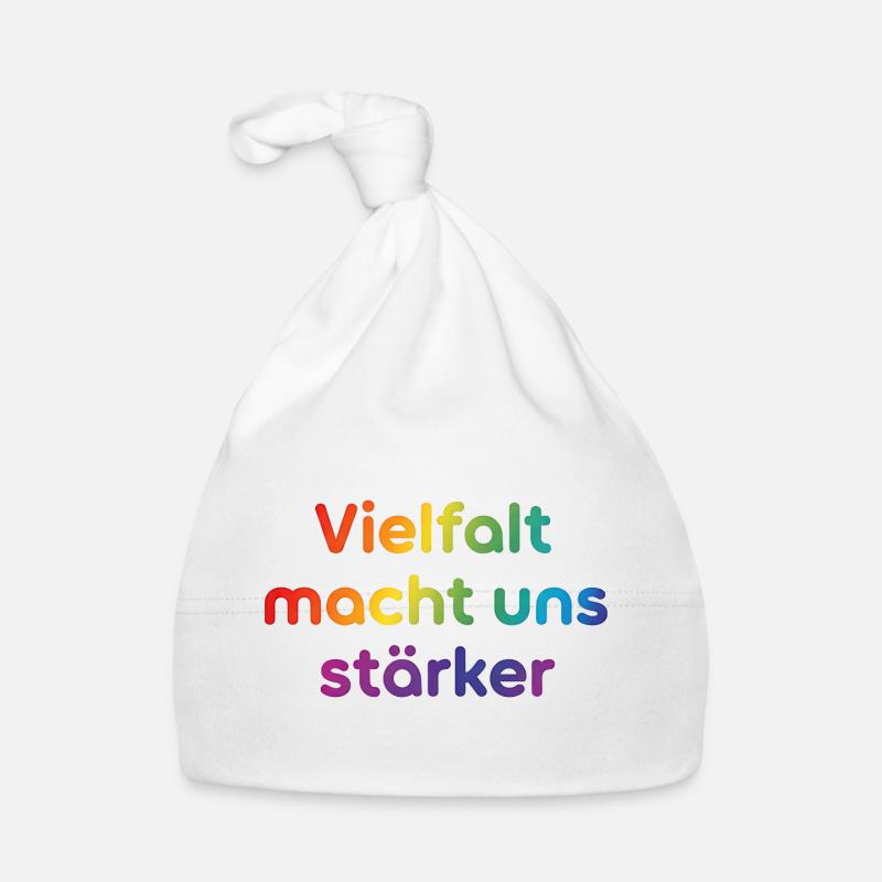 Diversity makes us stronger Organic Baby Cap