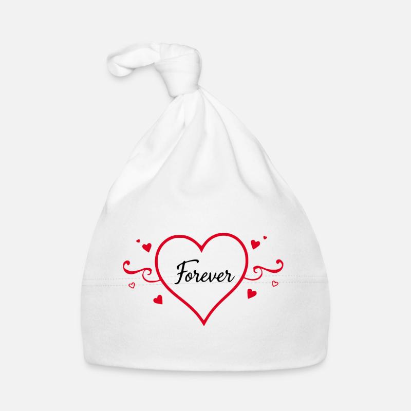 Herz rot Valentinstag Geschenk Valentinstag Baby Bio-Mütze