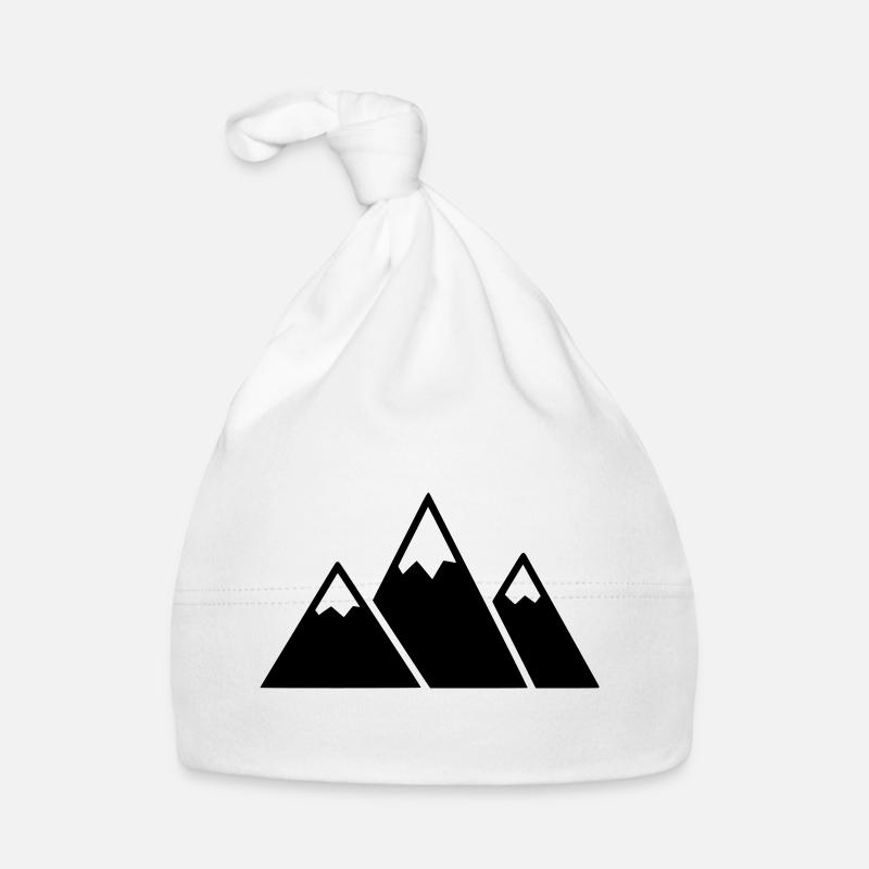 Mountains Mountain Hiking Outdoor Vector Organic Baby Cap