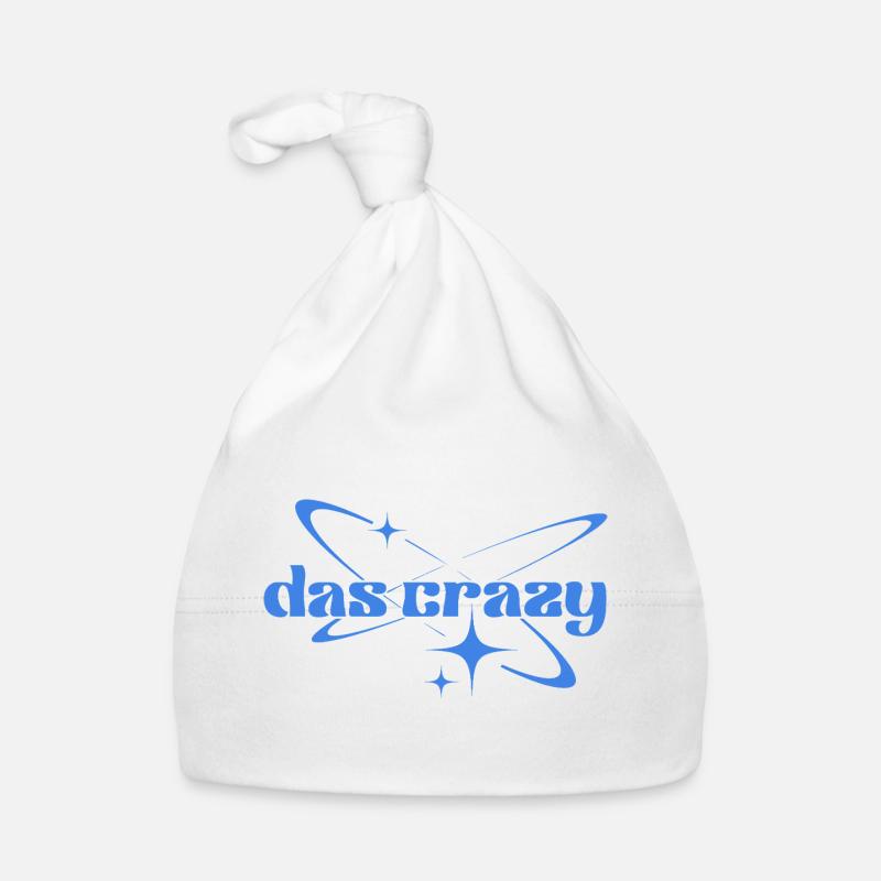 The Crazy Space Logo Orbit Stars Organic Baby Cap