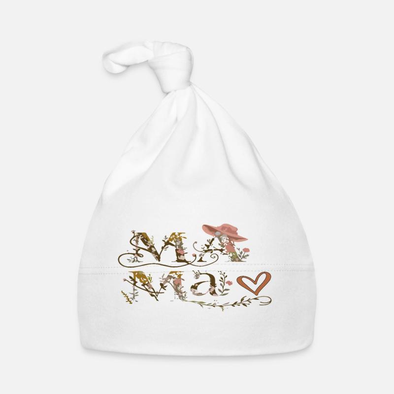 Lettres de Fleurs Maman Bonnet bio Bébé