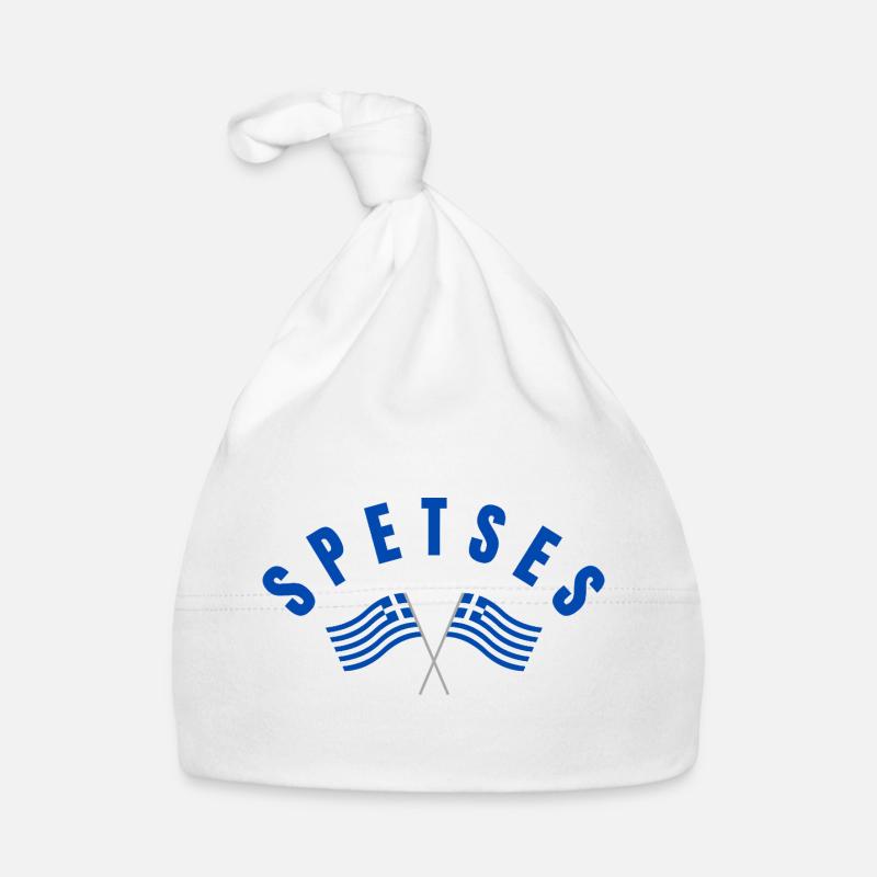 Drapeaux grecs de Spetses Bonnet bio Bébé
