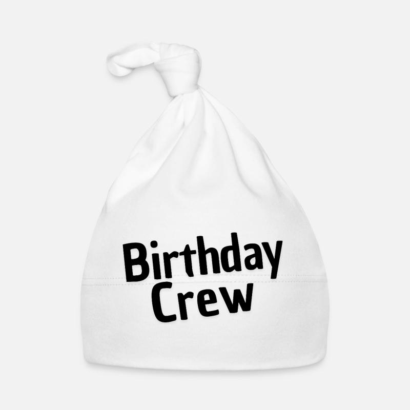 Birthday Crew Baby Bio-Mütze
