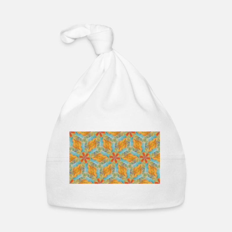 Kaleidoscope Autumn Tide Organic Baby Cap