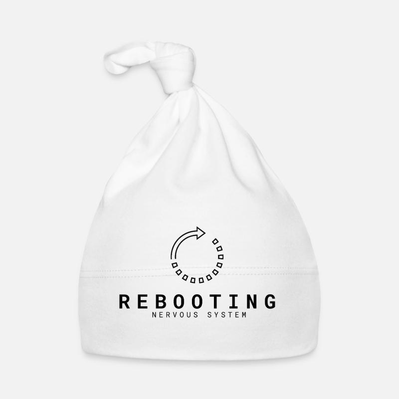 Rebooting Nervous System | Relaxation & Humor Organic Baby Cap