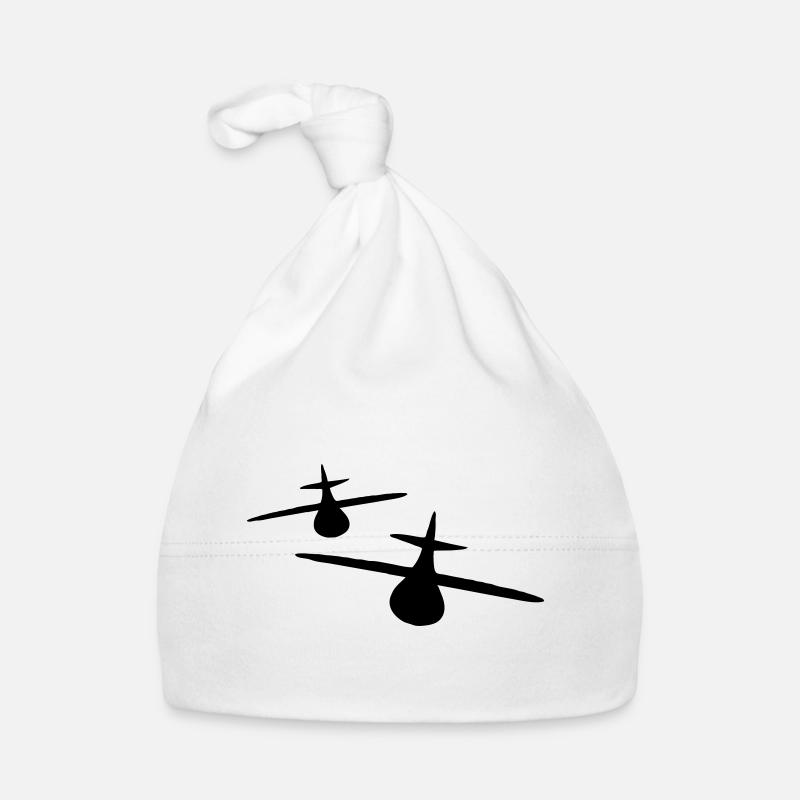 Zwei Flugzeuge Baby Bio-Mütze