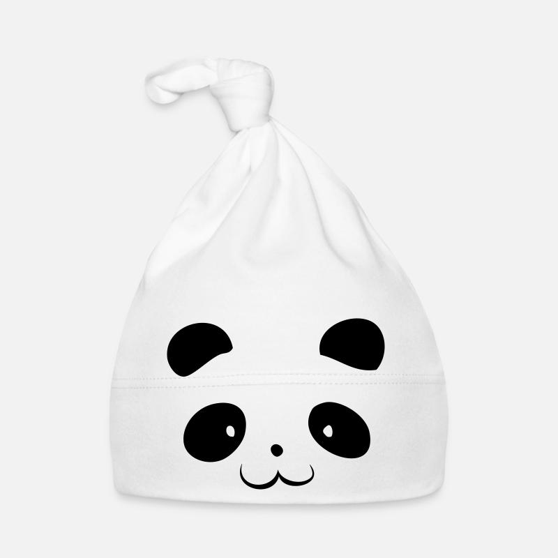 Panda Head Bonnet bio Bébé
