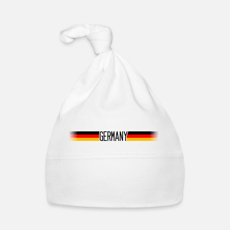 Drapeau de l'Allemagne / Bannière 007 Bonnet bio Bébé