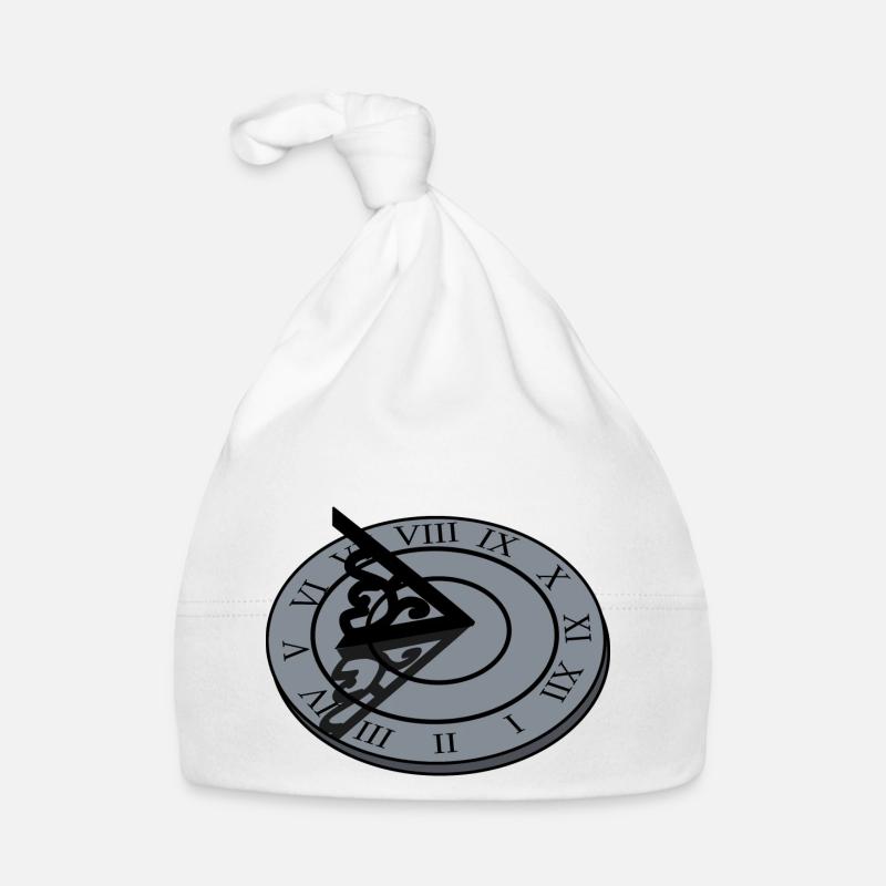 clock time clock time hourglass hourglass140 Organic Baby Cap