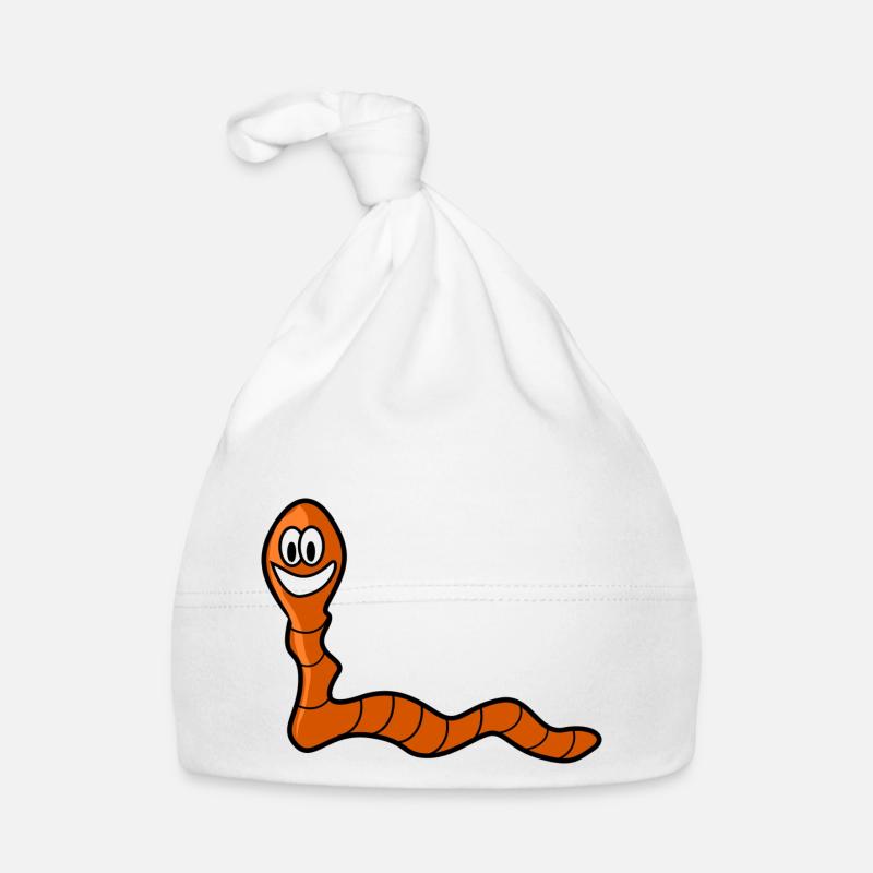Des saucisses - Bonnet bio Bébé - blanc