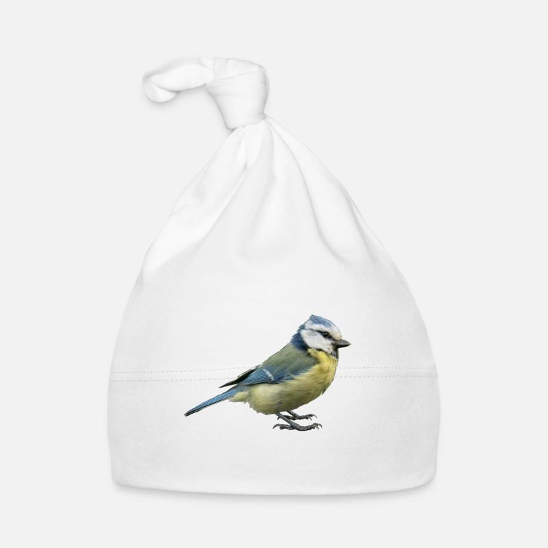 Vogel Blaumeise Baby Bio-Mütze
