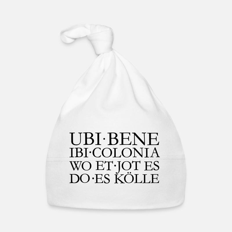 UBI BENE IBI COLONIA Kölsch Köln Design Baby Bio-Mütze