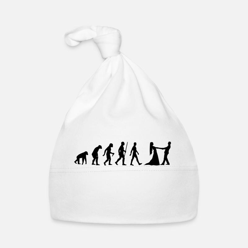 Evolution couple dance couple dance classic waltz monkey Organic Baby Cap