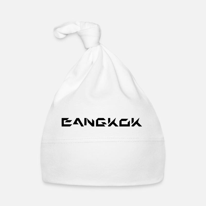Bangkok II - Bonnet bio Bébé - blanc