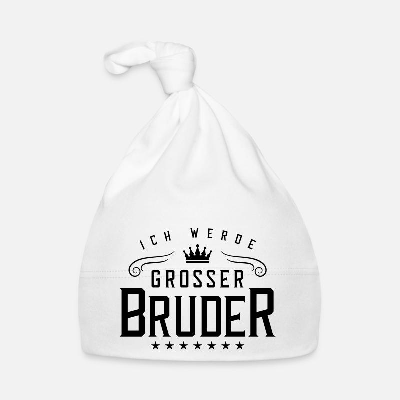 ich werde grosser bruder Baby Bio-Mütze