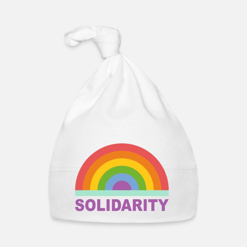 Solidarité arc-en-ciel Bonnet bio Bébé
