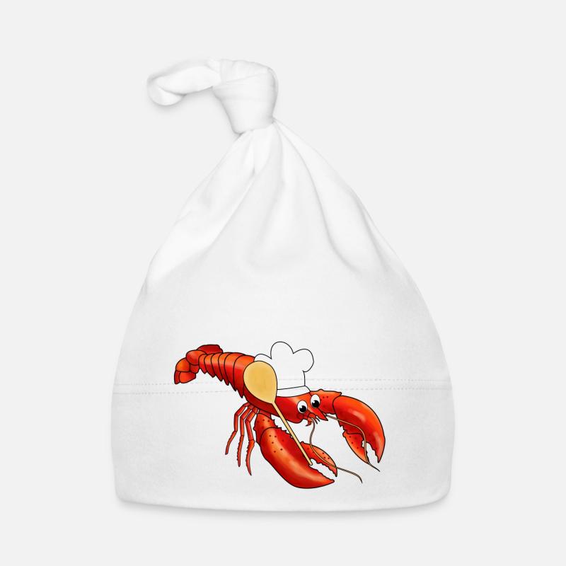 Le chef, cuisinier, cuisinier, homard Bonnet bio Bébé