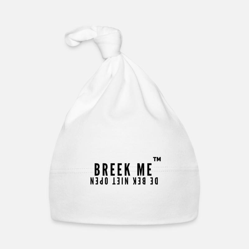 Abstract geometric pattern in deep blue tones Organic Baby Cap