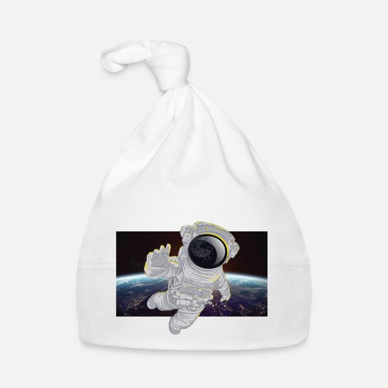 Astronaute dans l’espace Bonnet bio Bébé