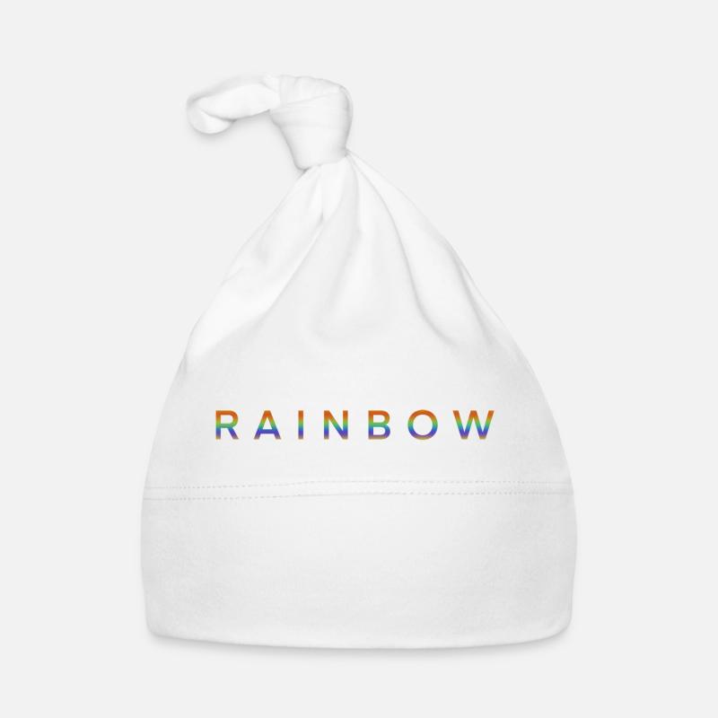 Regenbogen Baby Bio-Mütze
