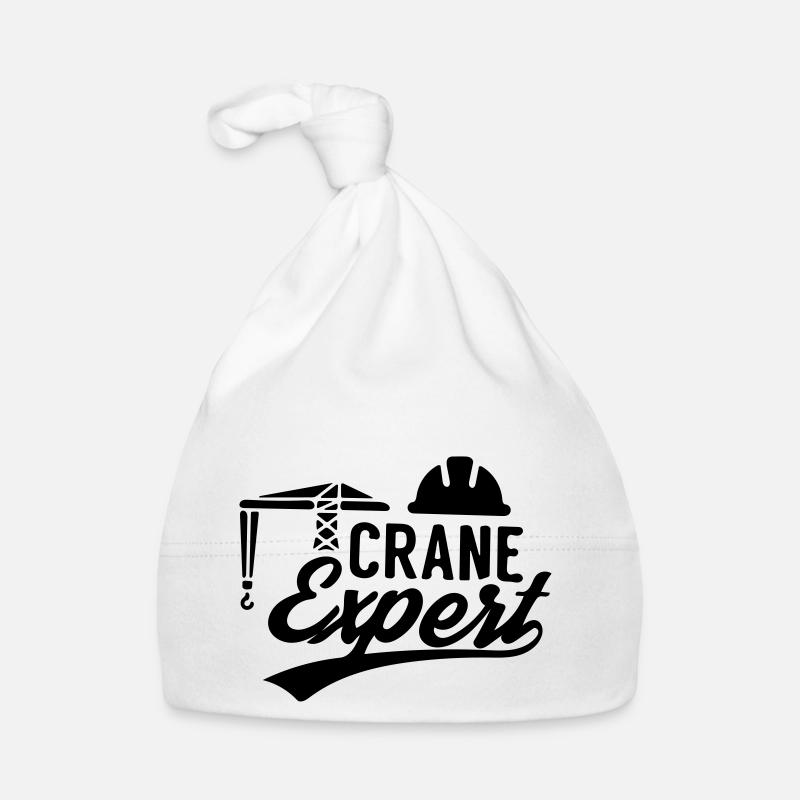 Kranexperte Kranführer Kranführer Krane Baby Bio-Mütze