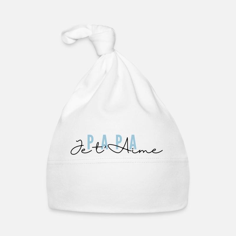 LOGO PAPA ICH LIEBE DICH Baby Bio-Mütze