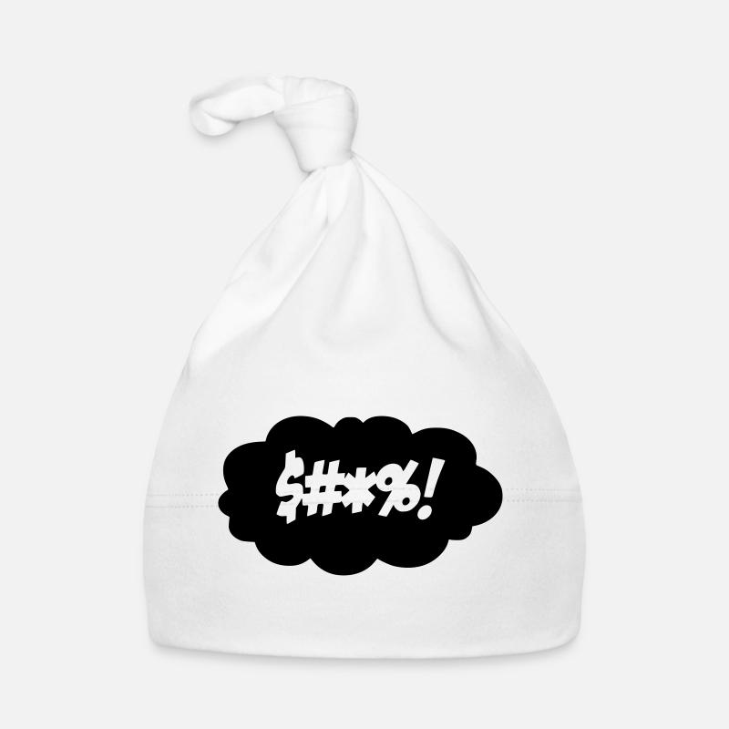 A curse in a thinking cloud $#*%! * Organic Baby Cap