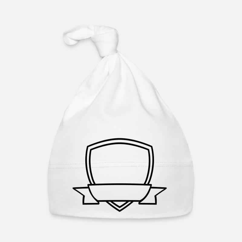 Bouclier de bannière vide Bonnet bio Bébé