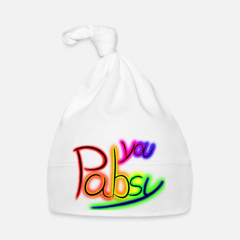Pabsy Rainbow - Baby Bio-Mütze - Weiß