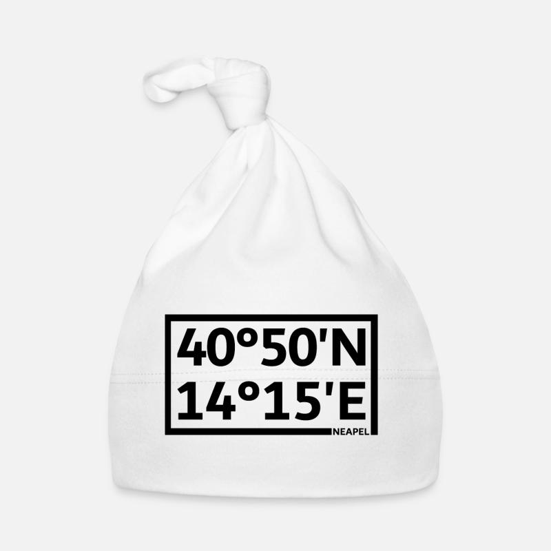 Naples Coordinates Organic Baby Cap