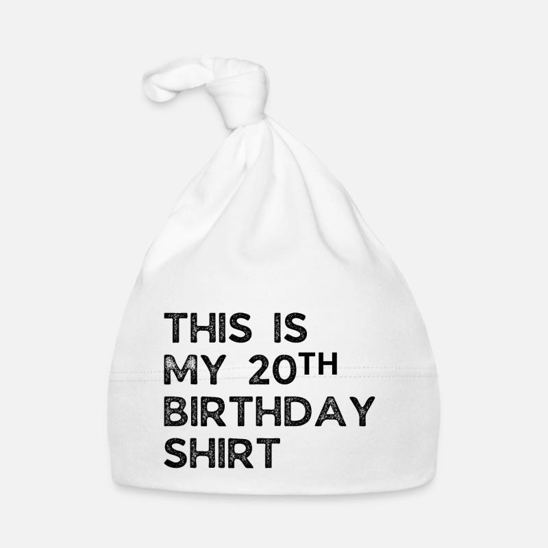 20e anniversaire Bonnet bio Bébé