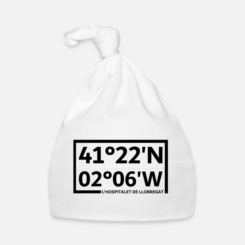 L'Hospitalet de Llobregat Coordinates Organic Baby Cap