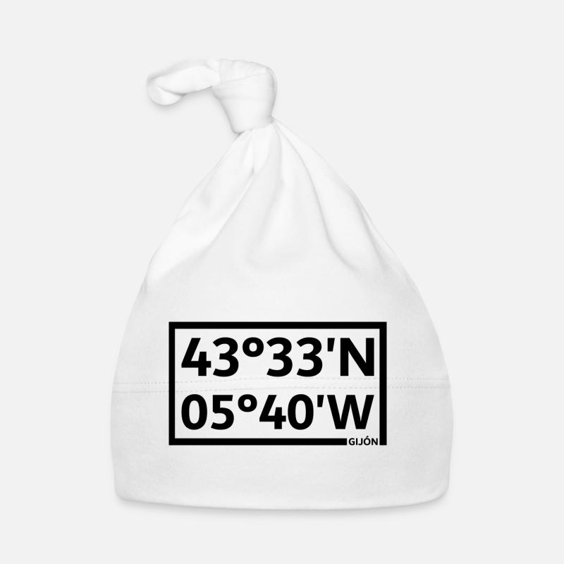 Gijón coordinates Organic Baby Cap