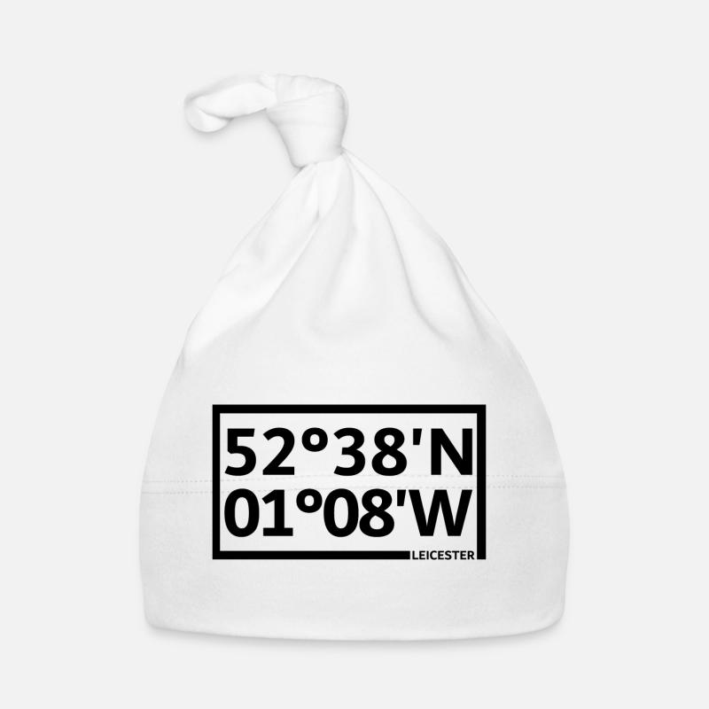 Leicester coordinates Organic Baby Cap