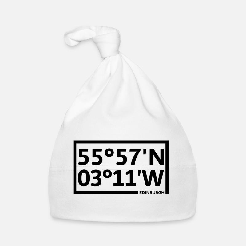 Coordonnées d’Édimbourg Bonnet bio Bébé