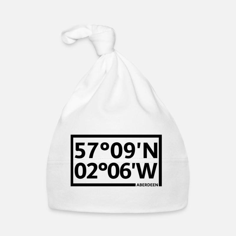 Aberdeen coordinates Organic Baby Cap