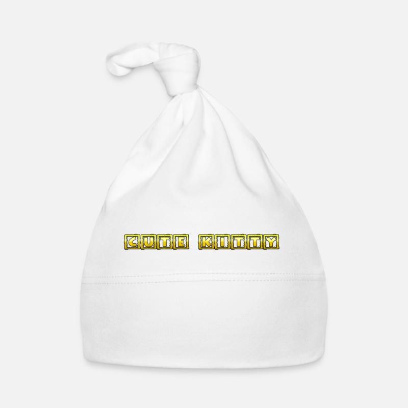 Süßes Kätzchen Baby Bio-Mütze