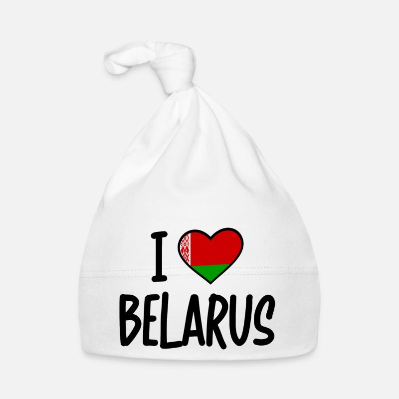 J’aime la Biélorussie Bonnet bio Bébé