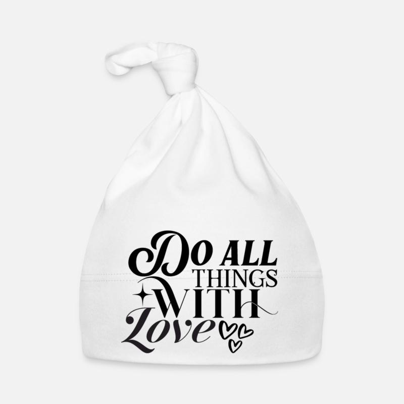 Faites tout avec amour Bonnet bio Bébé