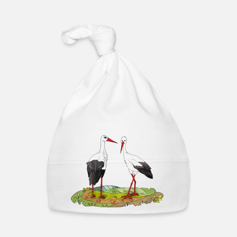 Storks Organic Baby Cap