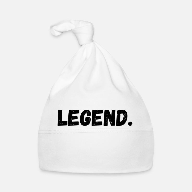 Légende. - Bonnet bio Bébé - blanc