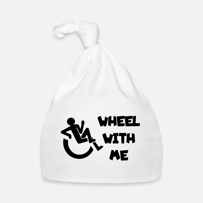 Rouler avec moi dans mon fauteuil roulant * Bonnet bio Bébé