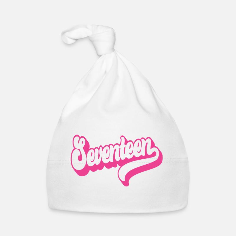 Dix-sept 17e anniversaire pour les filles de 17 ans Bonnet bio Bébé