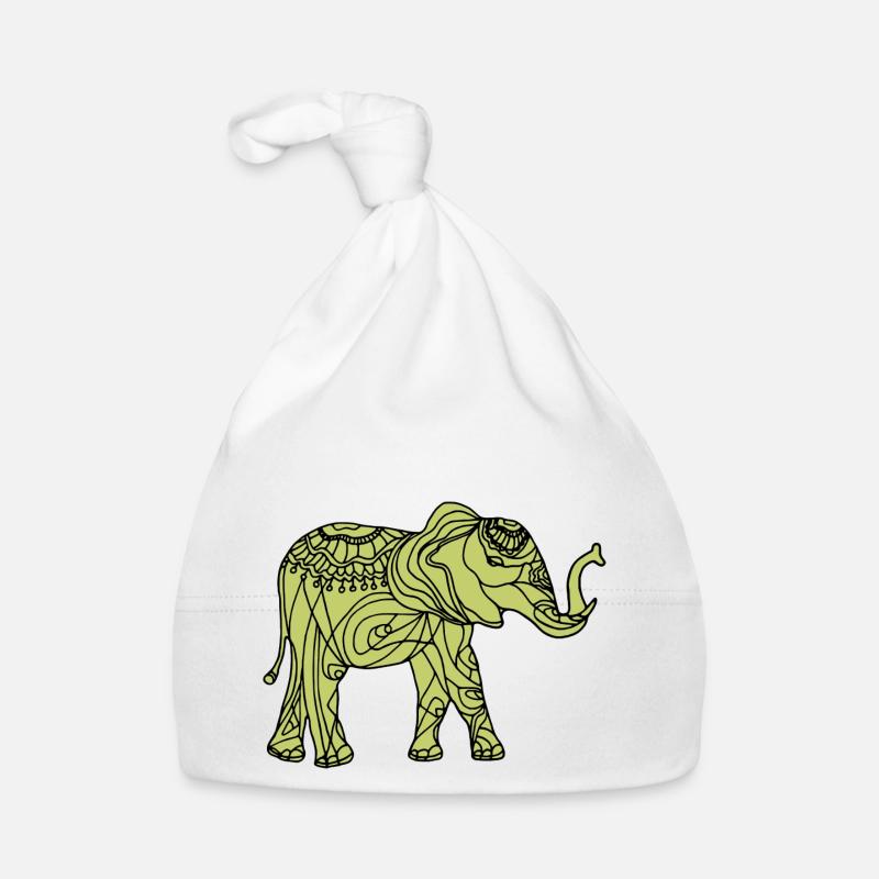 Elephant Organic Baby Cap
