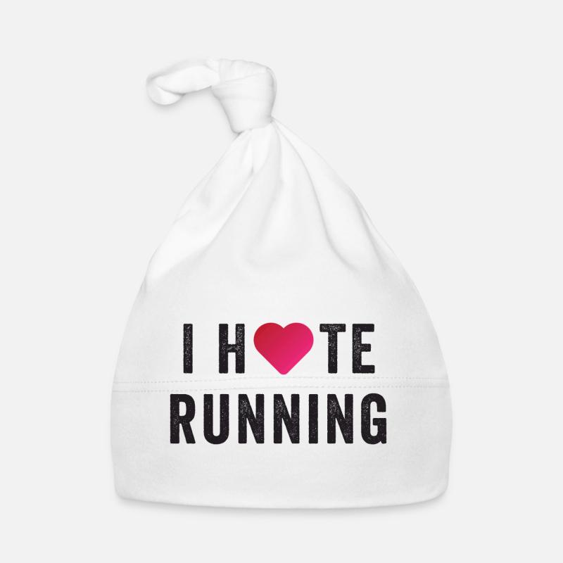 I Love/Hate Running Organic Baby Cap