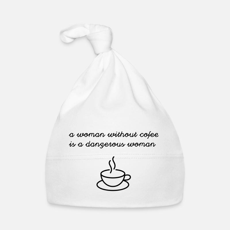 Frau ohne Kaffee Baby Bio-Mütze