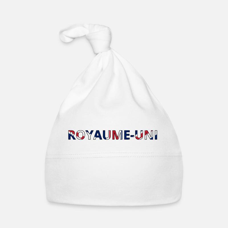 Drapeau Royaume-Uni Bonnet bio Bébé