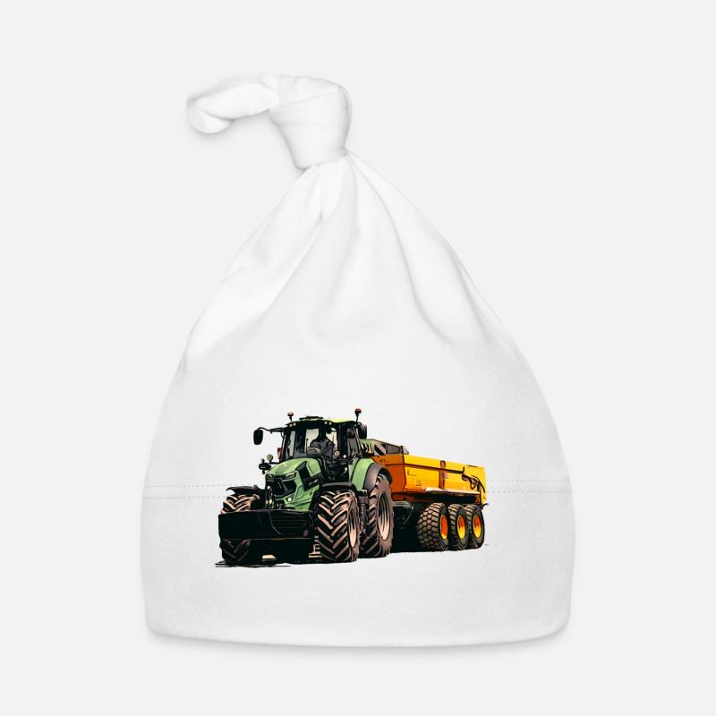 Deutz avec remorque benne Bonnet bio Bébé