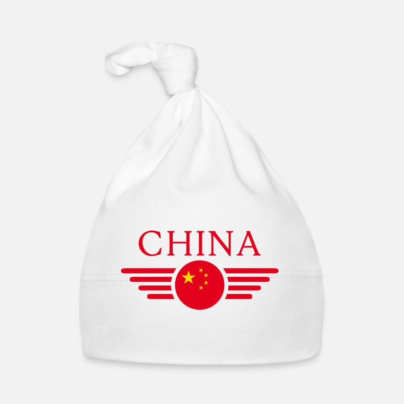 T-shirt de conception de style chinois Bonnet bio Bébé