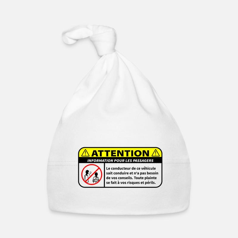 information pour les passagers Bonnet bio Bébé